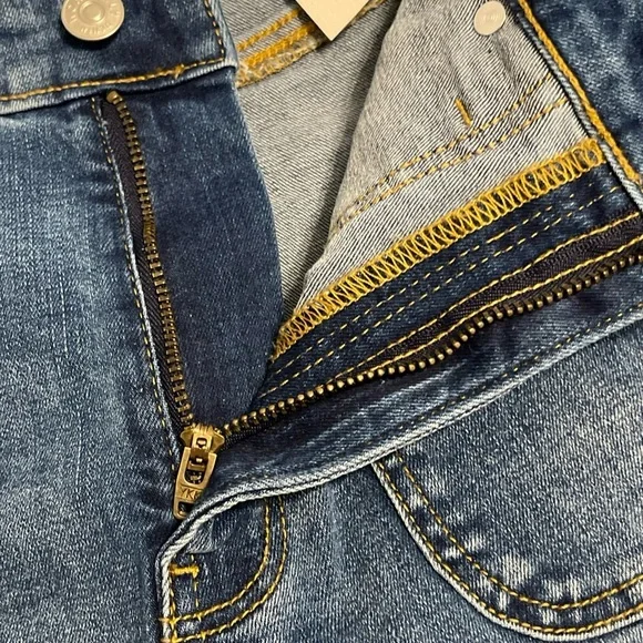 Wonderly Dark Blue Flare Jeans Women Size 6R - Picture 7 of 14